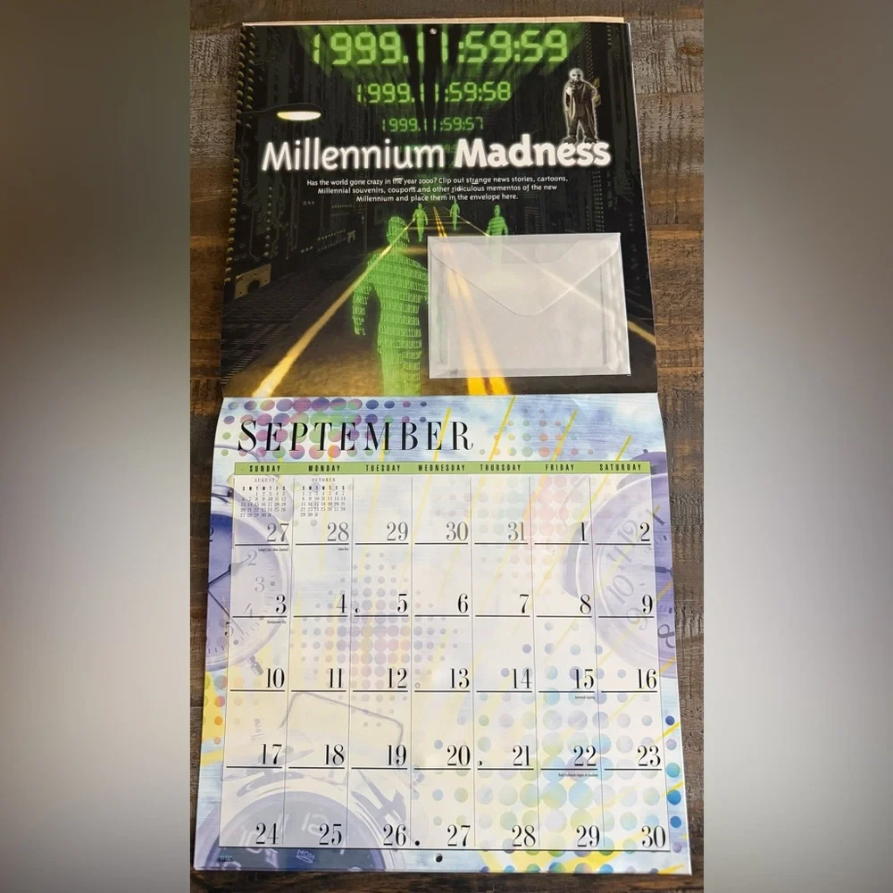 Vintage 2020 Millennium Scrapbook Calendar